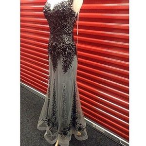 NEW Gown Party Prom Long Evening Dress Black